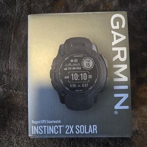 Garmin Instinct 2X Solar GPS Smartwatch - Dark Gray